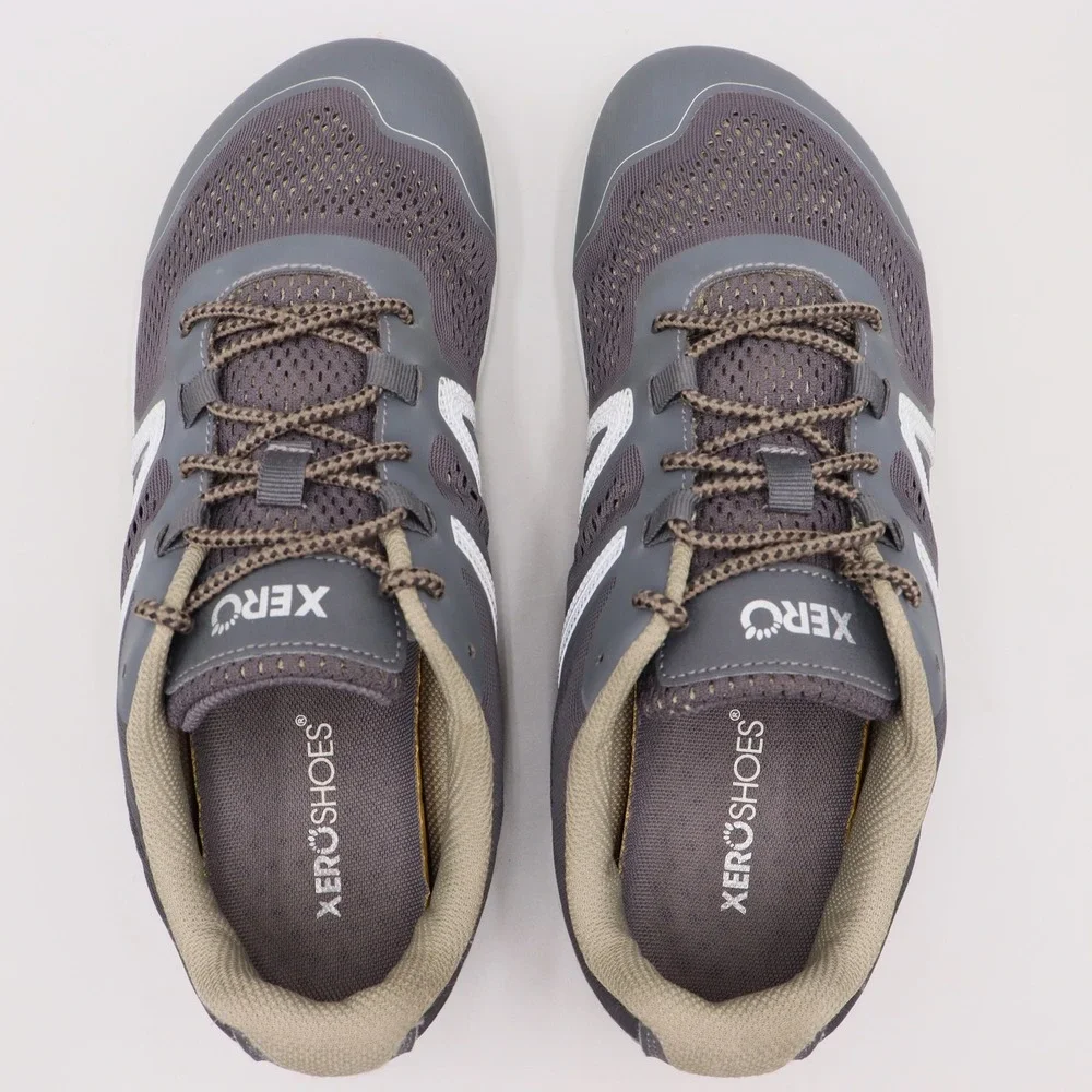 Xero Shoes HFS Mens Size 9.5 US Steel Gray Minimalist Running Shoes Barefoot